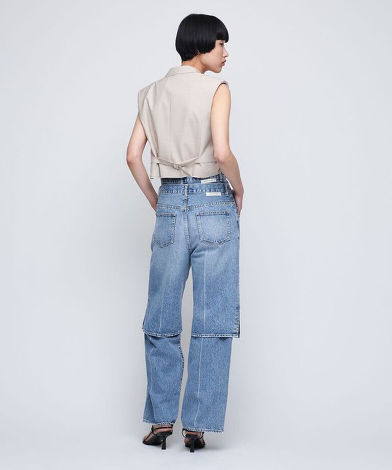 AEWEN MATOPH「＜AEWEN MATOPH＞デニム スリット ハーフパンツ」|デニム|