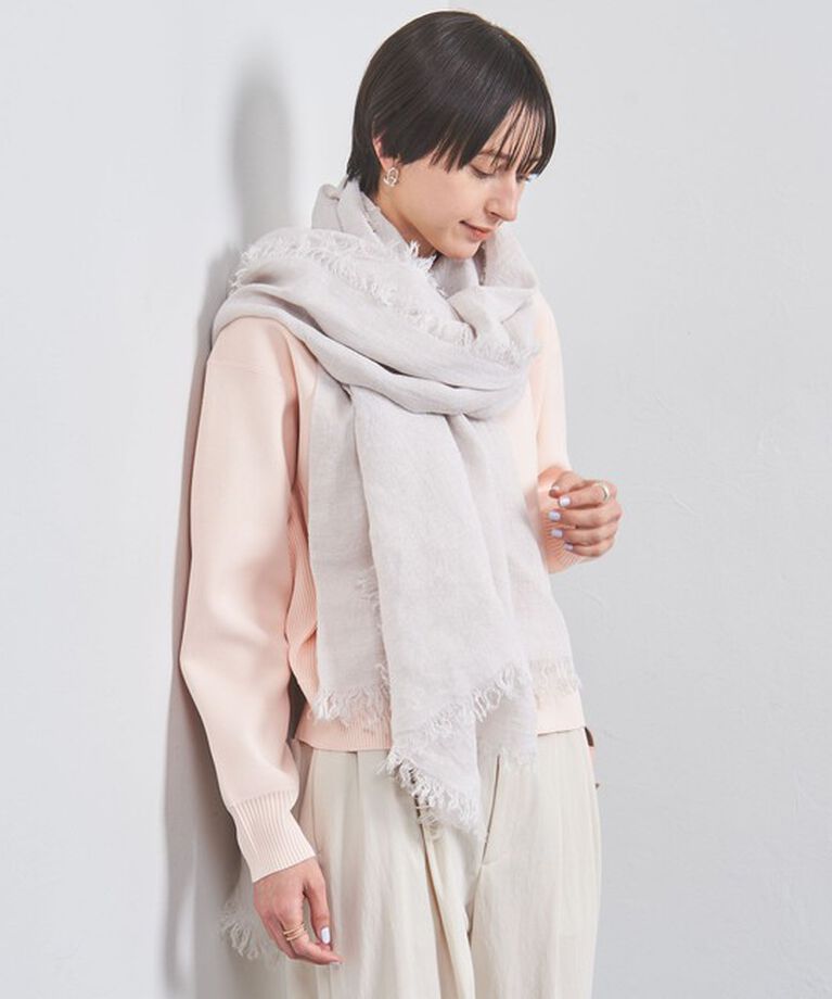 UNITED ARROWS「＜ASAUCE MELER＞リネンガーゼ ストール」|ストール|