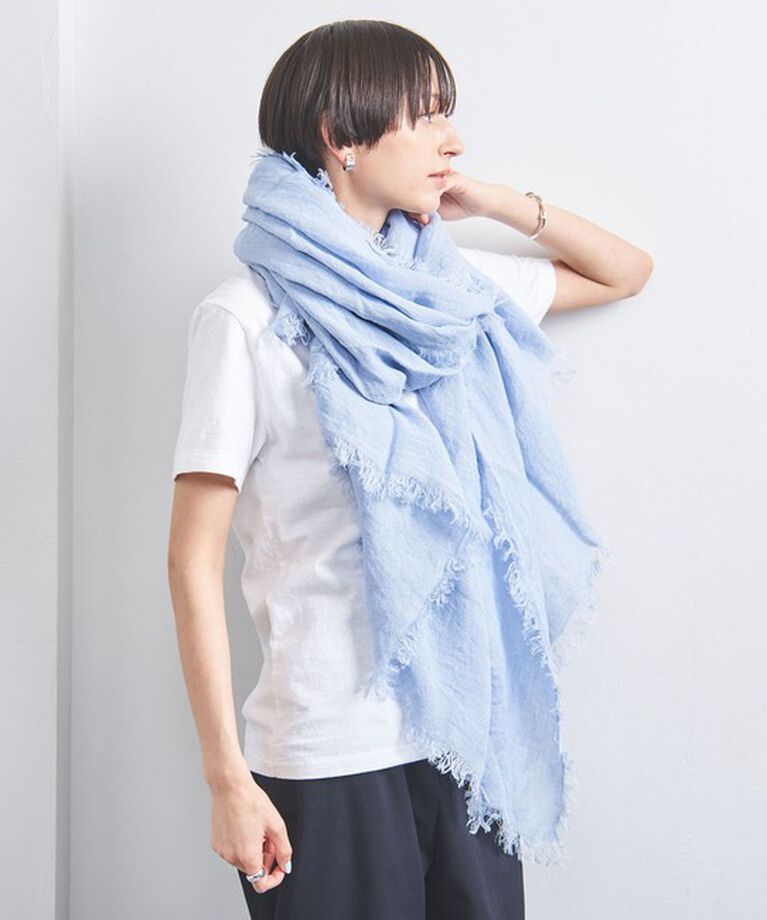 UNITED ARROWS「＜ASAUCE MELER＞リネンガーゼ ストール」|ストール|