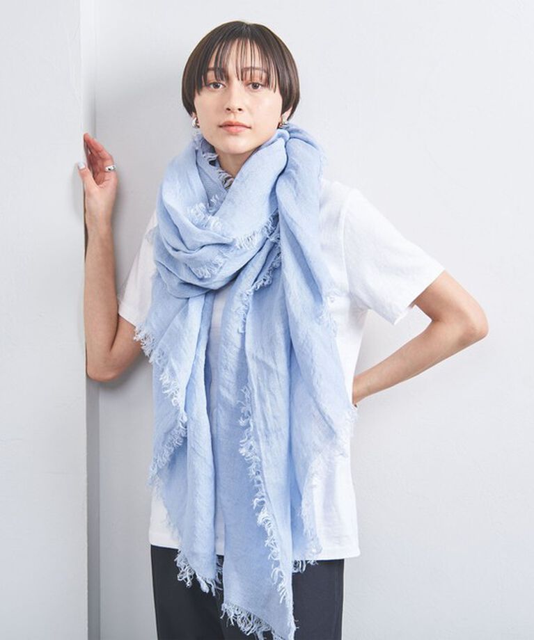 UNITED ARROWS「＜ASAUCE MELER＞リネンガーゼ ストール」|ストール|