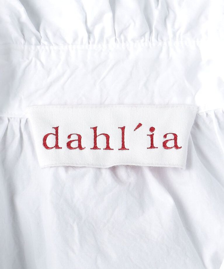 UNITED ARROWS「＜dahl’ia＞フリル ロングスリーブ ブラウス」|シャツ・ブラウス|