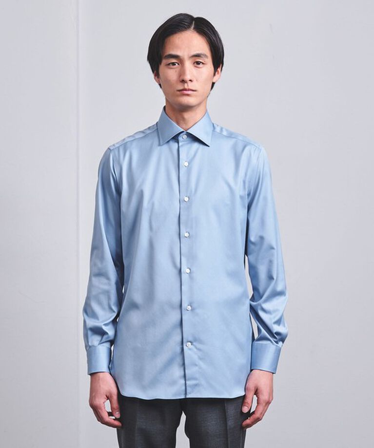 UNITED ARROWS「イージーケア AG ツイル セミワイドカラーシャツ -抗菌防臭-」|シャツ・ブラウス|