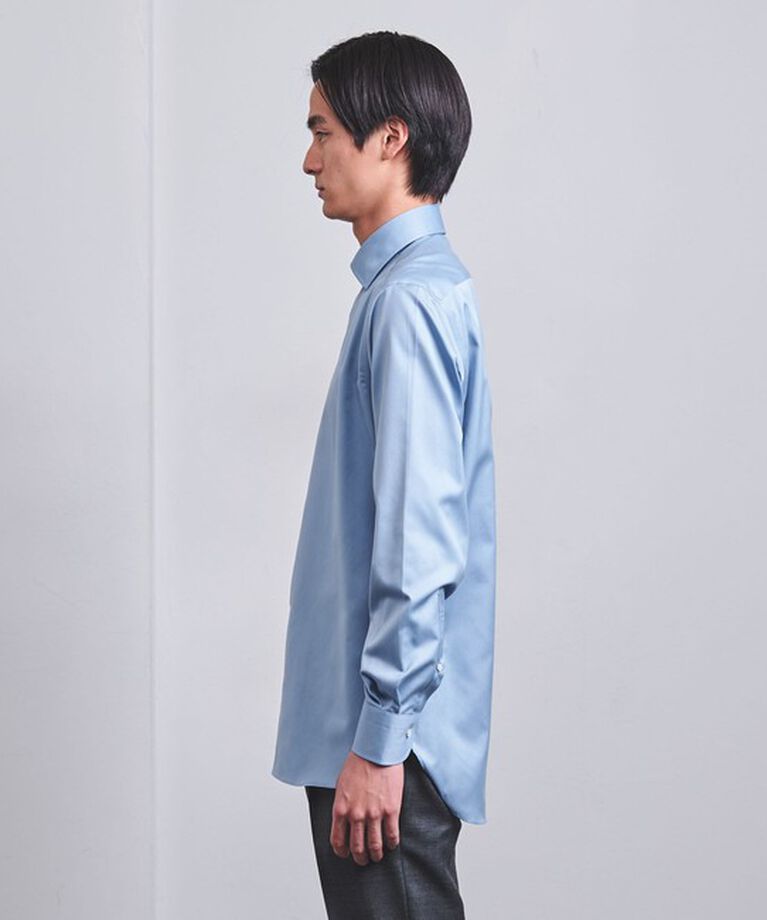 UNITED ARROWS「イージーケア AG ツイル セミワイドカラーシャツ -抗菌防臭-」|シャツ・ブラウス|