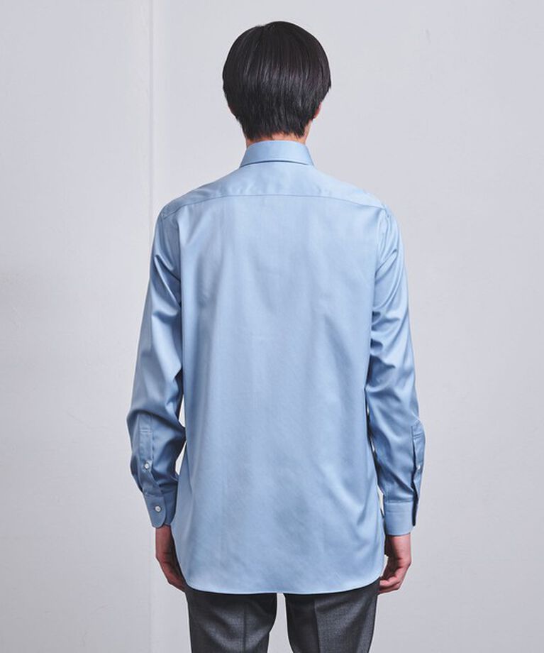 UNITED ARROWS「イージーケア AG ツイル セミワイドカラーシャツ -抗菌防臭-」|シャツ・ブラウス|
