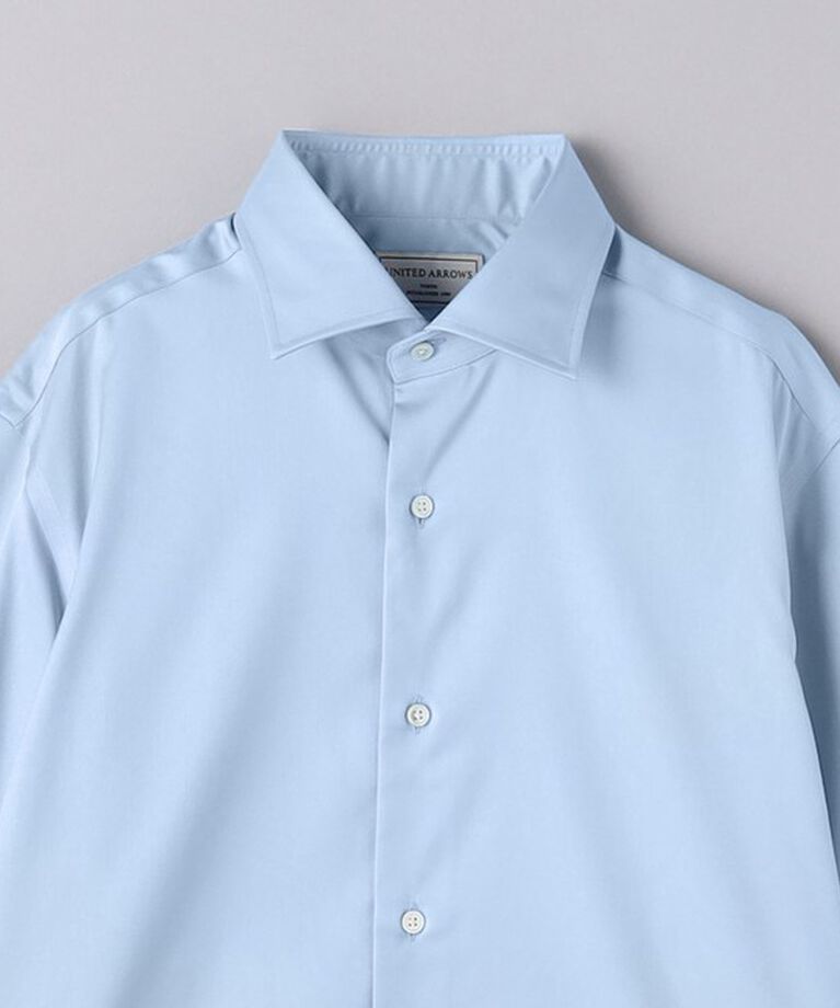 UNITED ARROWS「イージーケア AG ツイル セミワイドカラーシャツ -抗菌防臭-」|シャツ・ブラウス|