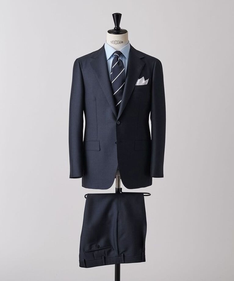 UNITED ARROWS「＜SOVEREIGN＞ モヘヤ トロピカル シングル ２ボタン スーツ」|その他|NAVY