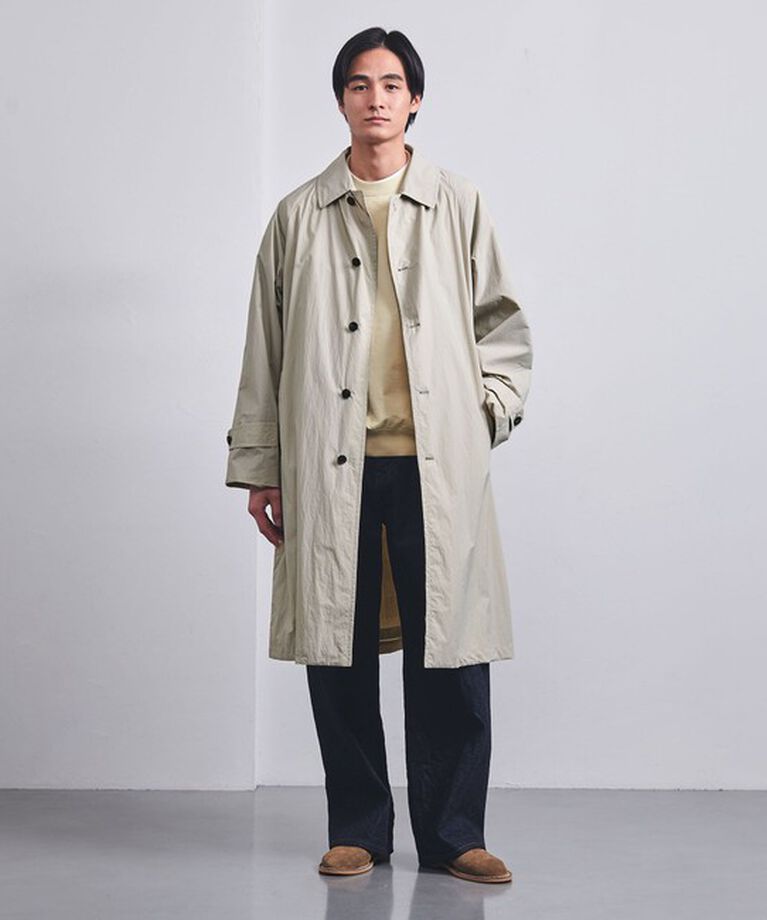 UNITED ARROWS「ウィンドウマック ナイロン タフタ バルカラーコート―撥水―」|ステンカラーコート|