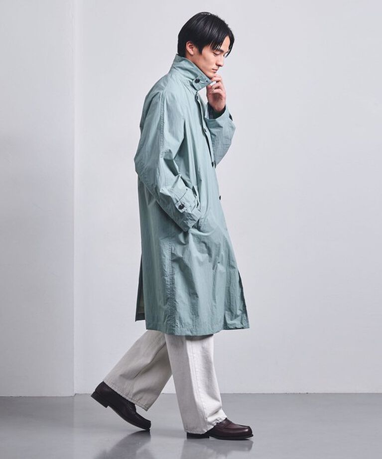 UNITED ARROWS「ウィンドウマック ナイロン タフタ バルカラーコート―撥水―」|ステンカラーコート|