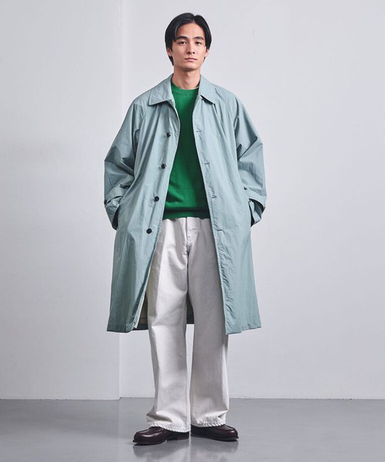 UNITED ARROWS「ウィンドウマック ナイロン タフタ バルカラーコート―撥水―」|ステンカラーコート|