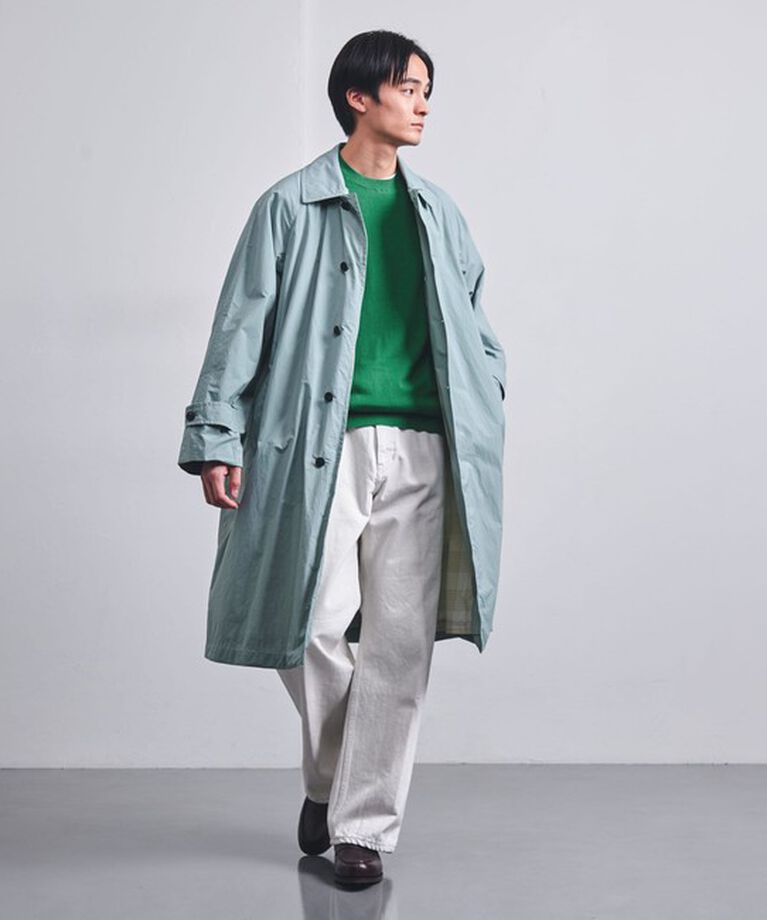 UNITED ARROWS「ウィンドウマック ナイロン タフタ バルカラーコート―撥水―」|ステンカラーコート|