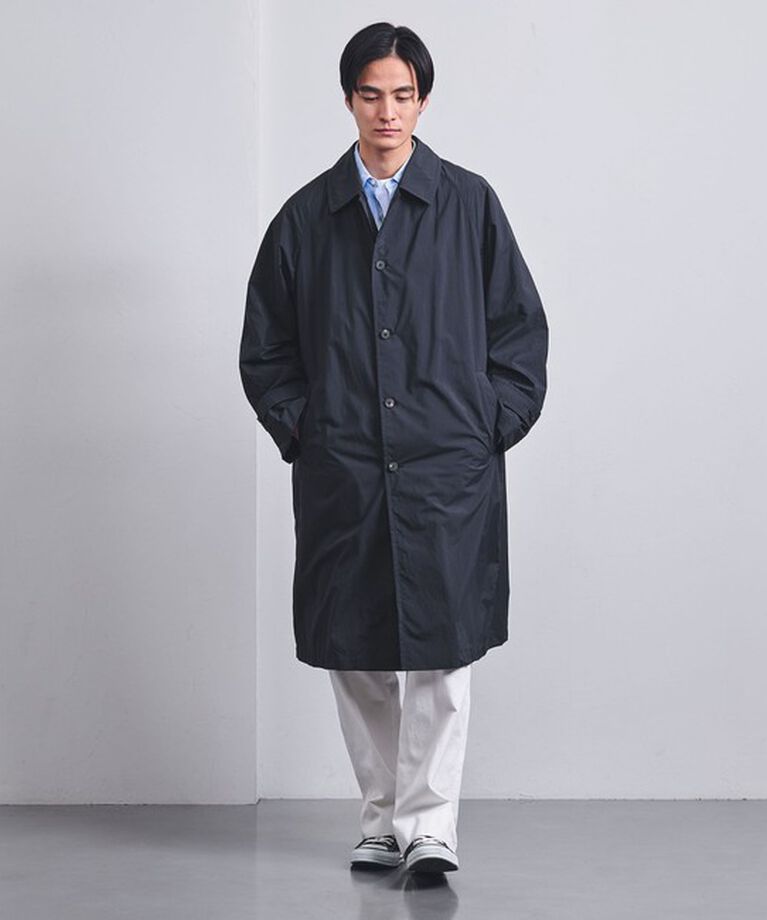 UNITED ARROWS「ウィンドウマック ナイロン タフタ バルカラーコート―撥水―」|ステンカラーコート|
