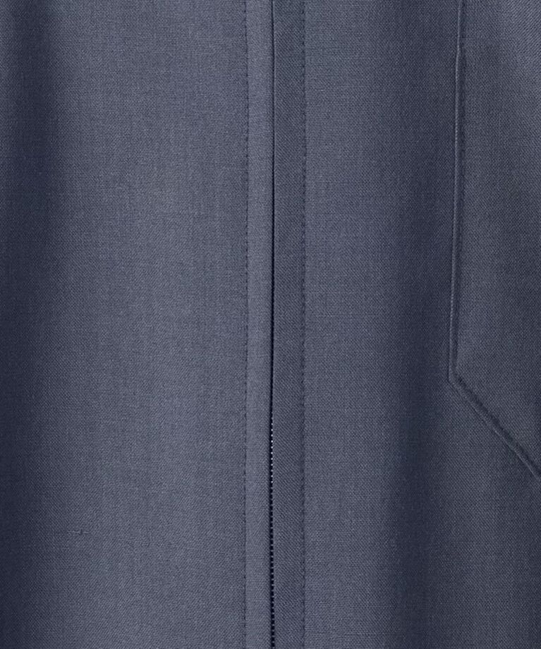 UNITED ARROWS「ウールトロピカル ジップ レギュラーカラー シャツ」|シャツ・ブラウス|