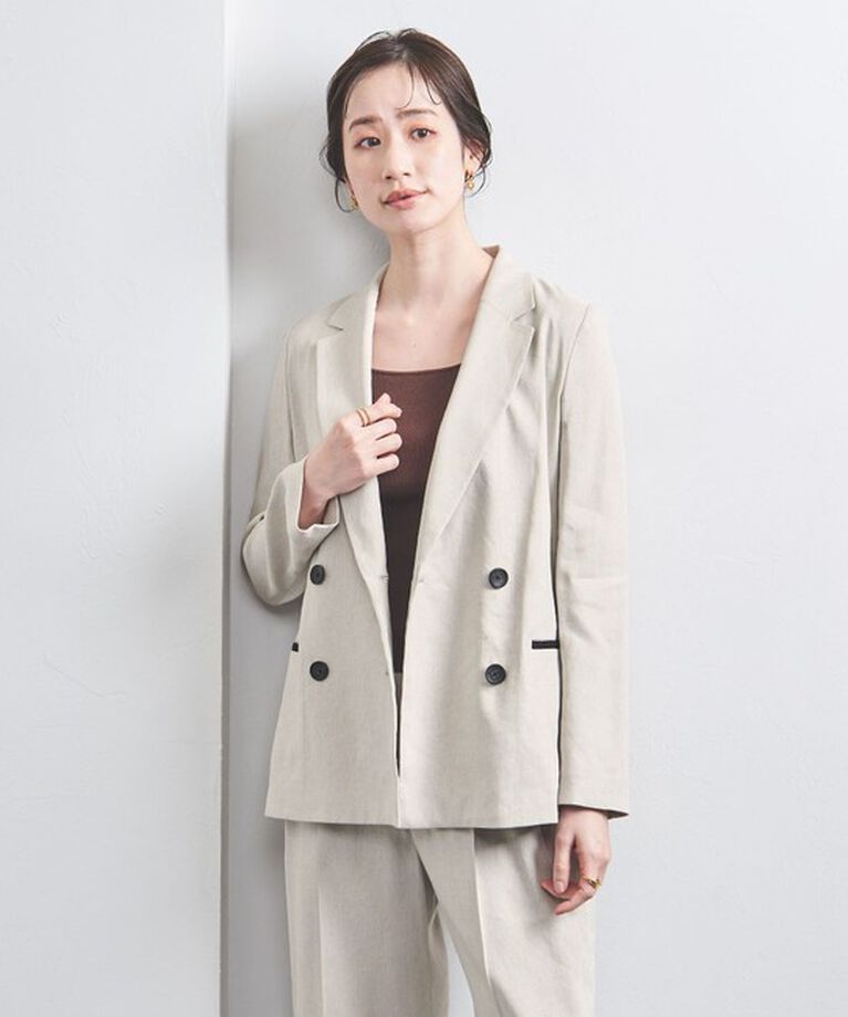 UNITED ARROWS「ECLISSE ダブル テーラード ジャケット」|テーラードジャケット|NATURAL