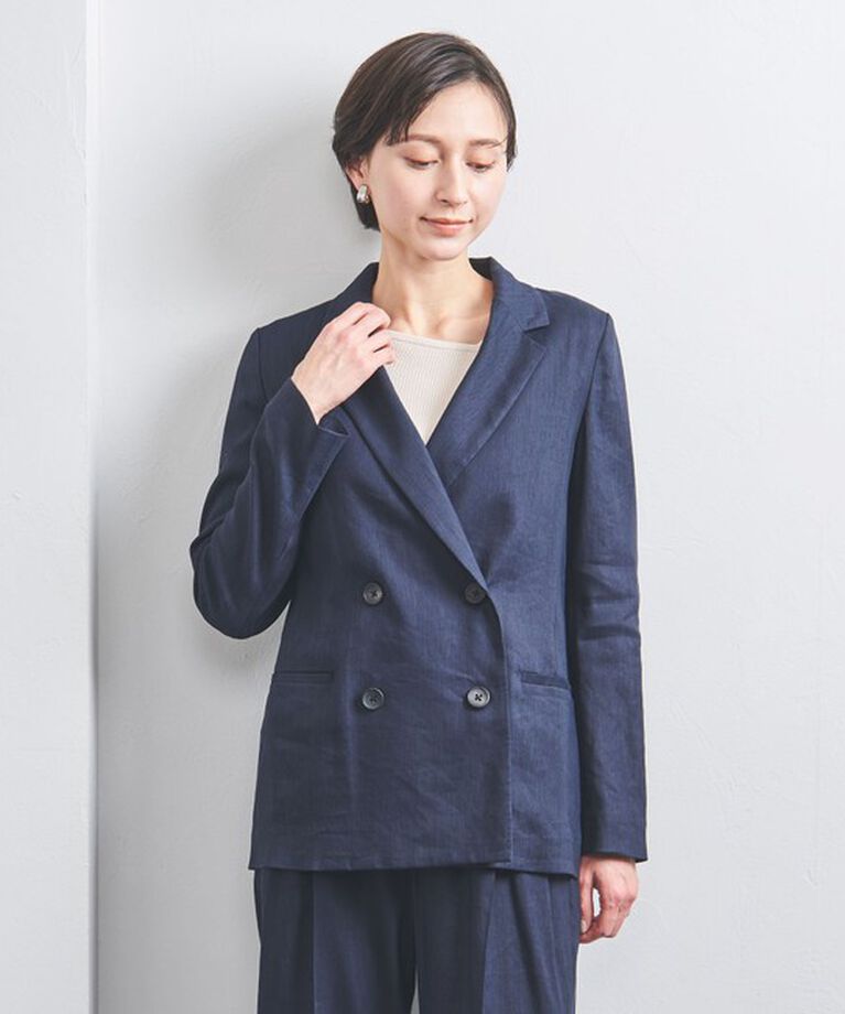 UNITED ARROWS「ECLISSE ダブル テーラード ジャケット」|テーラードジャケット|NAVY