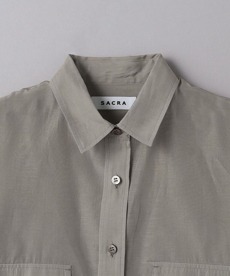 UNITED ARROWS「＜SACRA＞シアー シャツ」|シャツ・ブラウス|