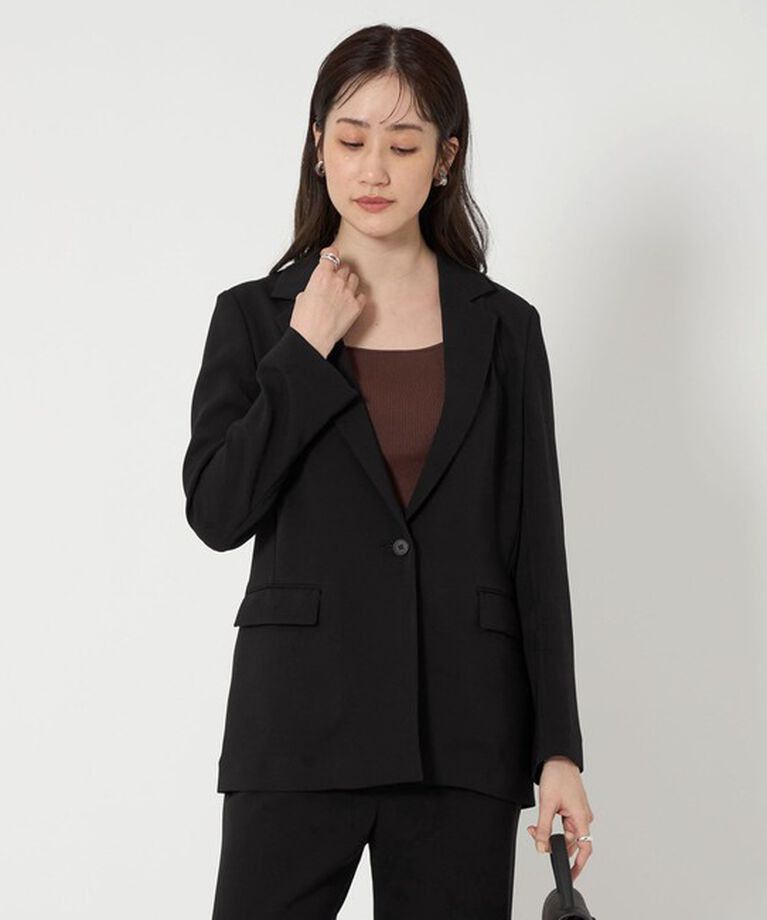 UNITED ARROWS「drapy テーラード ジャケット」|テーラードジャケット|BLACK