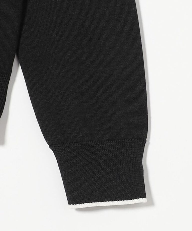 UNITED ARROWS「コットンシルク 18G クルーネック カーディガン」|カーディガン|