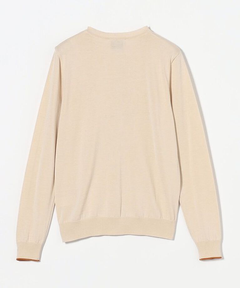 UNITED ARROWS「コットンシルク 18G クルーネック カーディガン」|カーディガン|