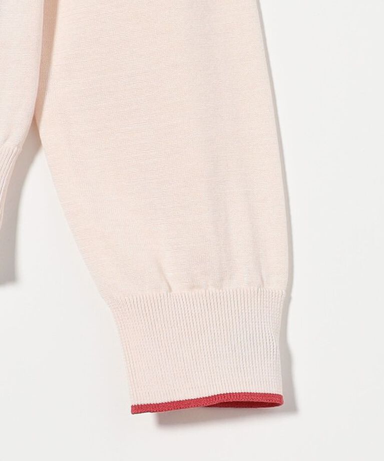 UNITED ARROWS「コットンシルク 18G クルーネック カーディガン」|カーディガン|