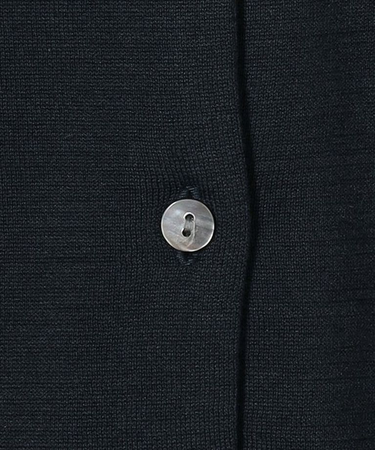 UNITED ARROWS「コットンシルク 18G クルーネック カーディガン」|カーディガン|