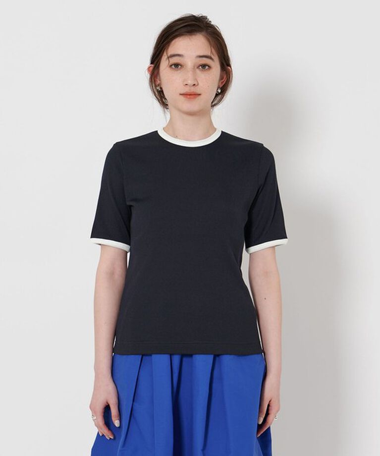 UNITED ARROWS「リブ バイカラーパイピング Tシャツ」|Tシャツ・カットソー|