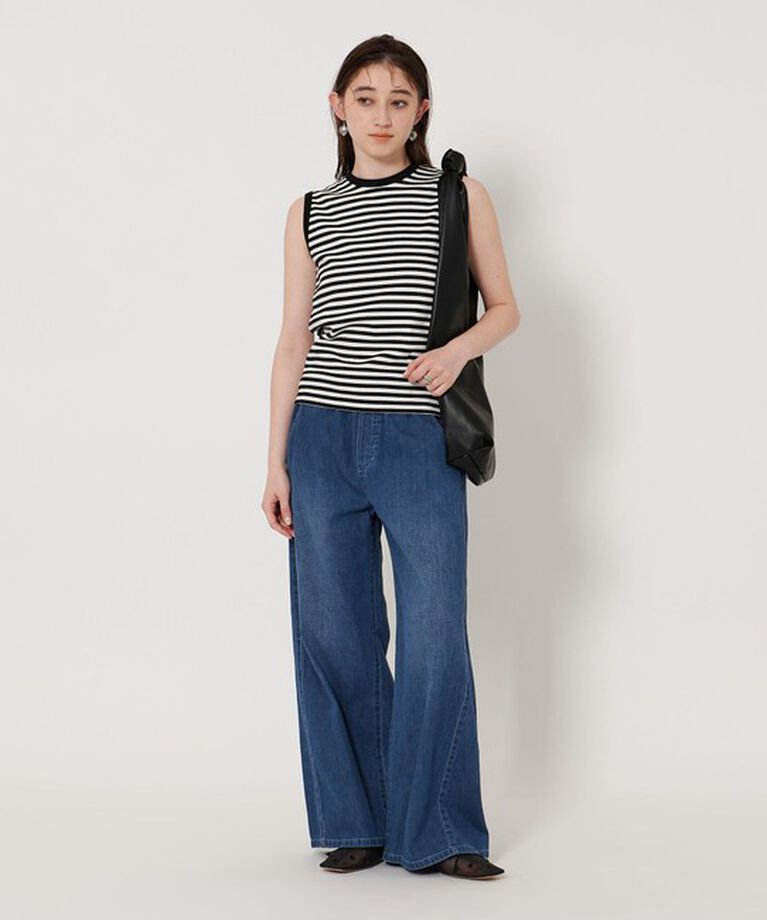 UNITED ARROWS「デニム ワイド イージーパンツ」|チノ|