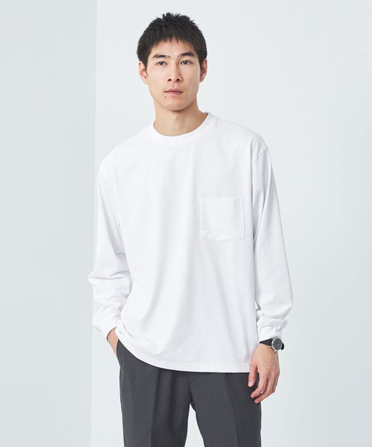UNITED ARROWS green label relaxing「ドライ ジャージ クルーネック Tシャツ -吸水速乾-」|Tシャツ・カットソー|