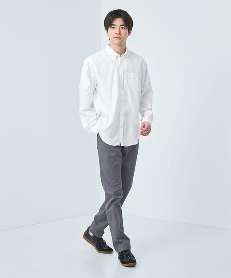 UNITED ARROWS green label relaxing「オックスフォード ボタンダウン シャツ -防シワ-」|シャツ・ブラウス|