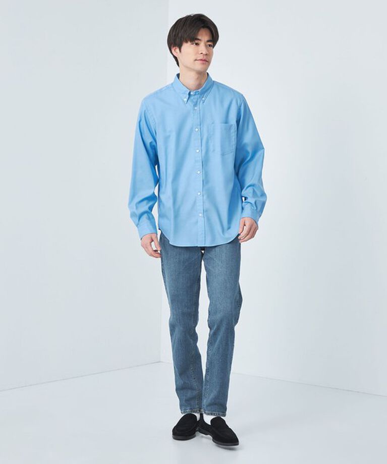 UNITED ARROWS green label relaxing「オックスフォード ボタンダウン シャツ -防シワ-」|シャツ・ブラウス|