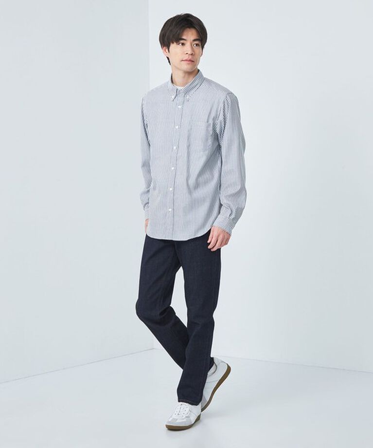 UNITED ARROWS green label relaxing「オックスフォード ボタンダウン シャツ -防シワ-」|シャツ・ブラウス|