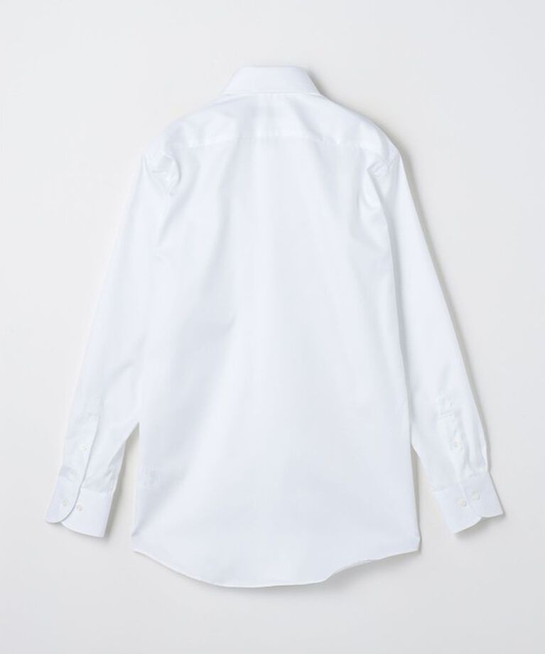 UNITED ARROWS green label relaxing「コットン ヘリンボーン ワイドカラー ドレスシャツ -イージーアイロン-」|シャツ・ブラウス|