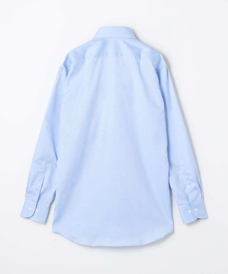UNITED ARROWS green label relaxing「コットン ヘリンボーン ワイドカラー ドレスシャツ -イージーアイロン-」|シャツ・ブラウス|