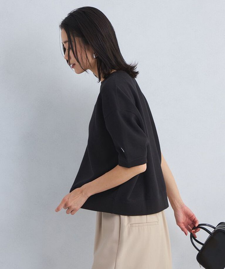 UNITED ARROWS green label relaxing「【別注】＜Champion＞5分袖 スウェット プルオーバー」|Tシャツ・カットソー|