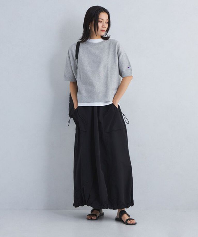 UNITED ARROWS green label relaxing「【別注】＜Champion＞5分袖 スウェット プルオーバー」|Tシャツ・カットソー|
