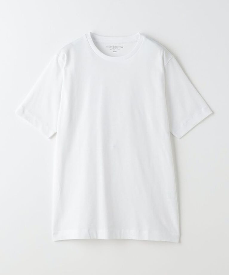 UNITED ARROWS green label relaxing「LONG FIBER COTTON クリア クルーネック 半袖 Tシャツ」|Tシャツ・カットソー|