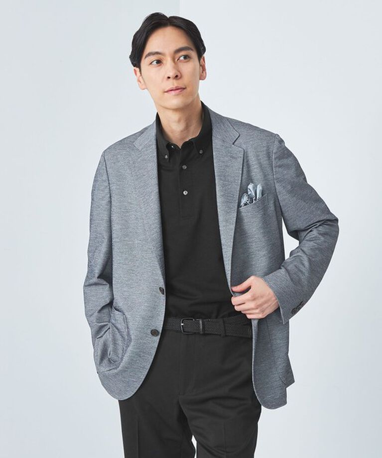 UNITED ARROWS green label relaxing「DUADRY CLEAN バーズアイ ボタンダウン ポロシャツ -吸水速乾・抗菌-」|ポロシャツ|