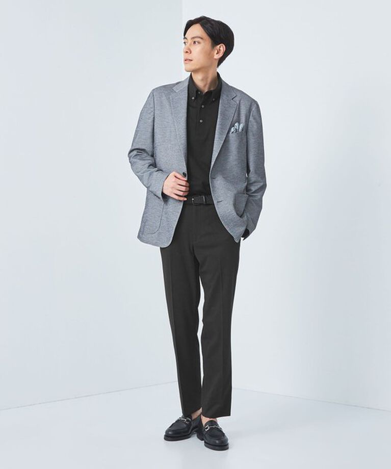 UNITED ARROWS green label relaxing「DUADRY CLEAN バーズアイ ボタンダウン ポロシャツ -吸水速乾・抗菌-」|ポロシャツ|