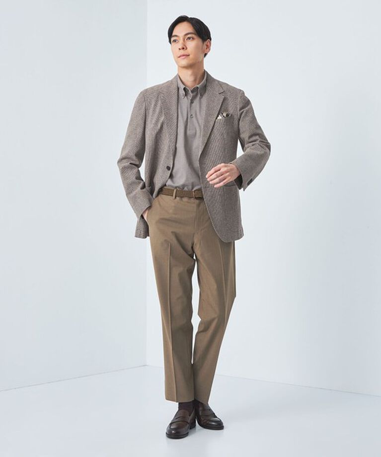 UNITED ARROWS green label relaxing「DUADRY CLEAN バーズアイ ボタンダウン ポロシャツ -吸水速乾・抗菌-」|ポロシャツ|