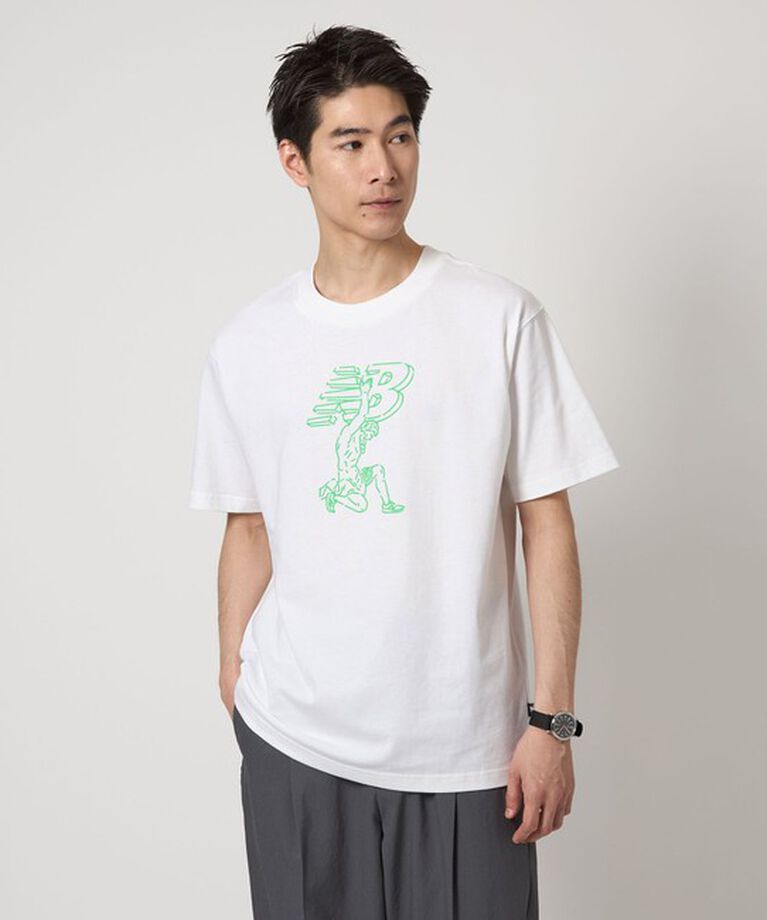 UNITED ARROWS green label relaxing「＜New Balance＞グラフィック Tシャツ」|Tシャツ・カットソー|WHITE