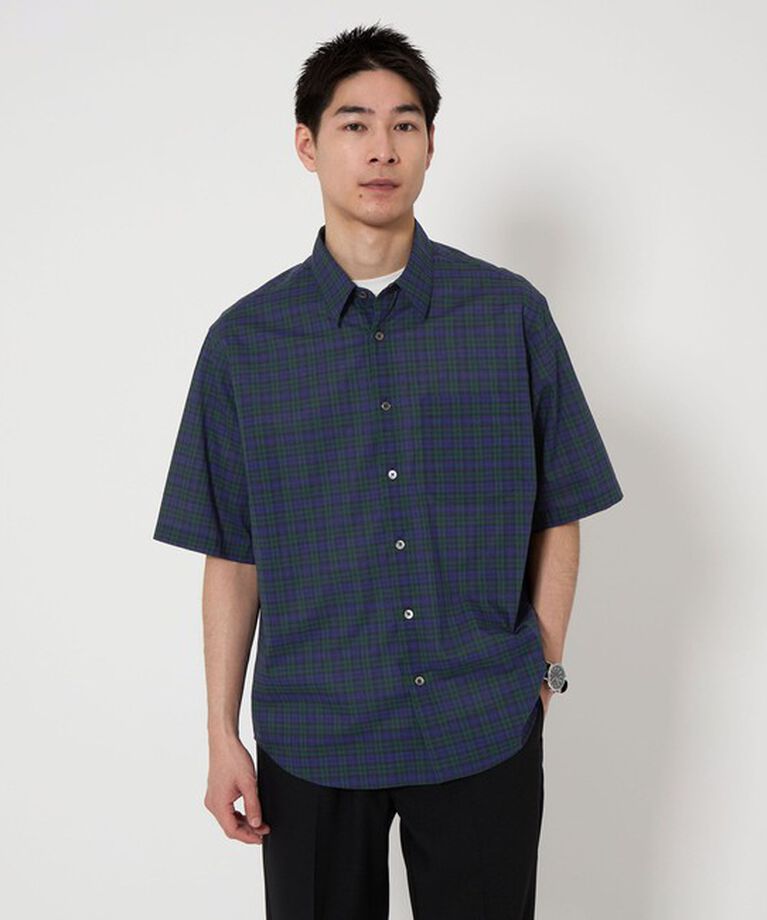 UNITED ARROWS green label relaxing「トーマスメイソン ジャストルーズ レギュラーカラー 半袖シャツ」|シャツ・ブラウス|