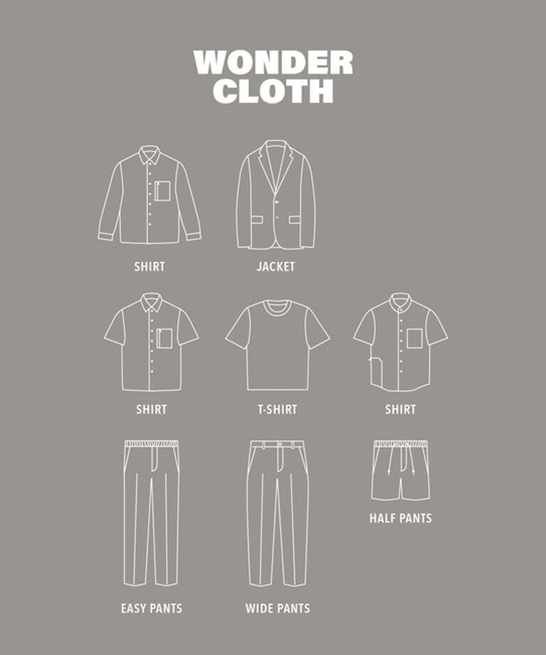 UNITED ARROWS green label relaxing「WONDER CLOTH バンドカラー 半袖 シャツ -ストレッチ・接触冷感・吸水速乾-」|シャツ・ブラウス|