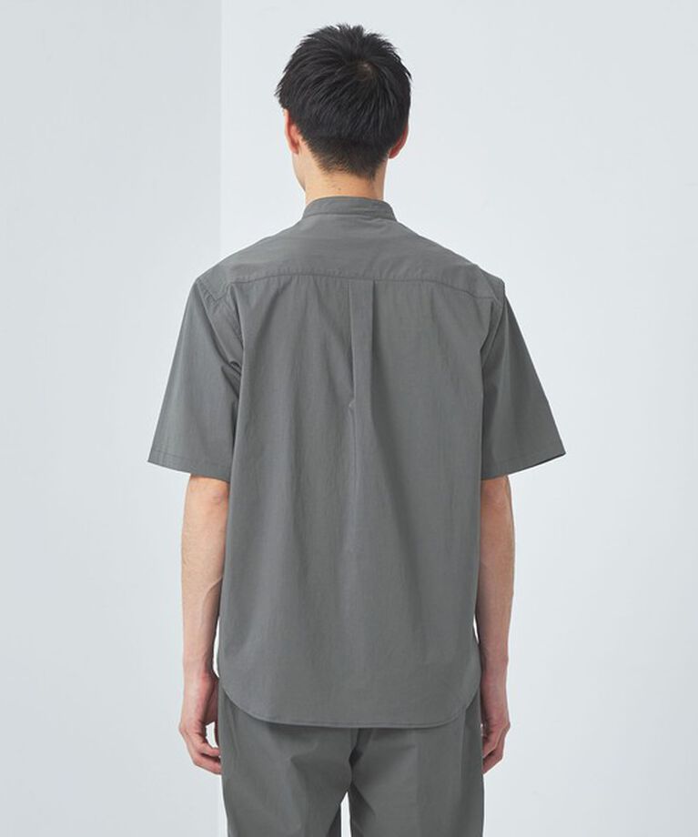 UNITED ARROWS green label relaxing「WONDER CLOTH バンドカラー 半袖 シャツ -ストレッチ・接触冷感・吸水速乾-」|シャツ・ブラウス|