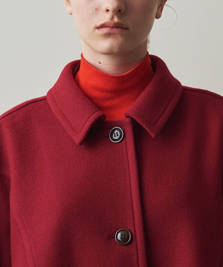 STEVEN ALAN「＜Steven Alan＞ドルマンスリーブ ハーフ コート」|ステンカラーコート|