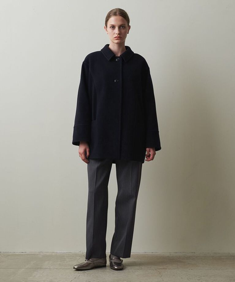 STEVEN ALAN「＜Steven Alan＞ドルマンスリーブ ハーフ コート」|ステンカラーコート|