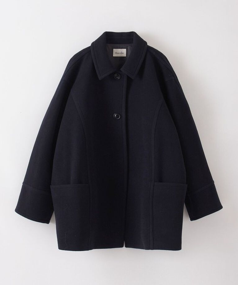 STEVEN ALAN「＜Steven Alan＞ドルマンスリーブ ハーフ コート」|ステンカラーコート|