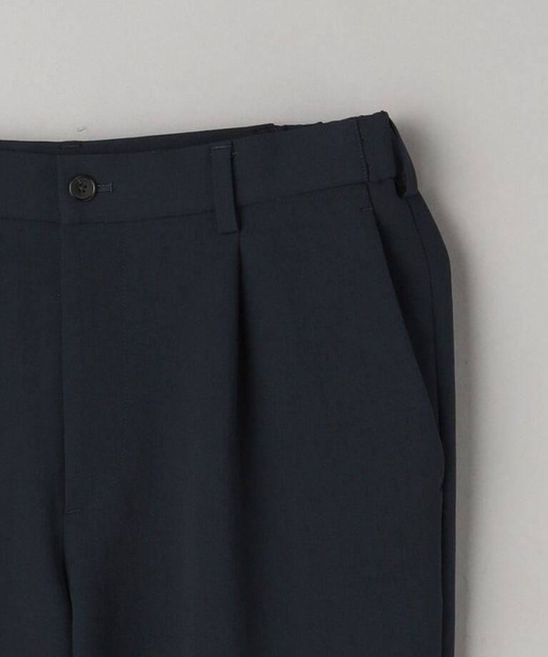 BEAUTY&YOUTH UNITED ARROWS「トリクシオン 1プリーツ テーパード パンツ -セットアップ対応 ストレッチ ウォッシャブル マルチ機能-」|チノ|