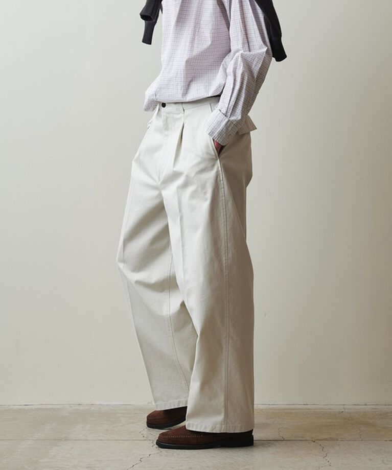 STEVEN ALAN「＜Steven Alan＞ ウエポン ニドム ワンプリーツ BDU パンツ」|チノ|