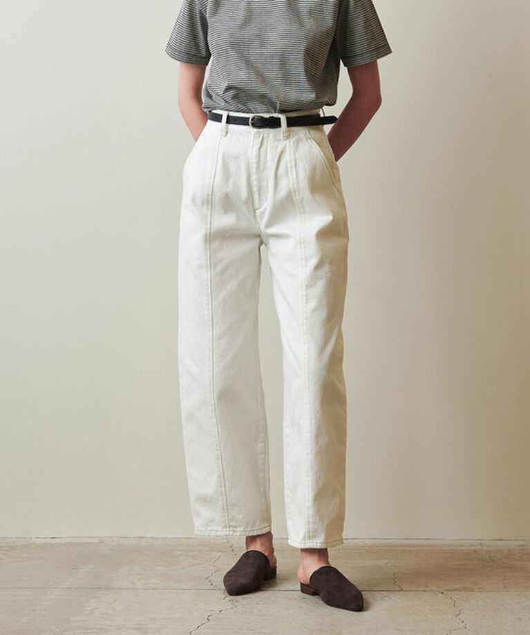 STEVEN ALAN「＜Steven Alan＞13OZ デニム タルパンツ」|デニム|WHITE