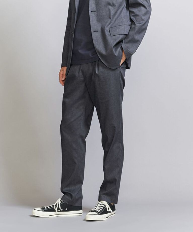 BEAUTY&YOUTH UNITED ARROWS「東レ/TORAY ドライ ポリエステル 1プリーツ イージーパンツ - セットアップ対応 ヨコストレッチ ウォッシャ」|チノ|