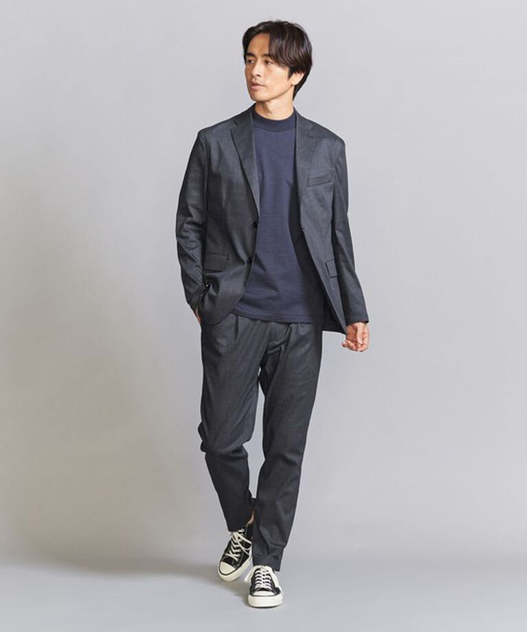 BEAUTY&YOUTH UNITED ARROWS「東レ/TORAY ドライ ポリエステル 1プリーツ イージーパンツ - セットアップ対応 ヨコストレッチ ウォッシャ」|チノ|